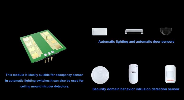 Високо прецизен микровълнов сензор за интелигентно откриване --- PD-V21