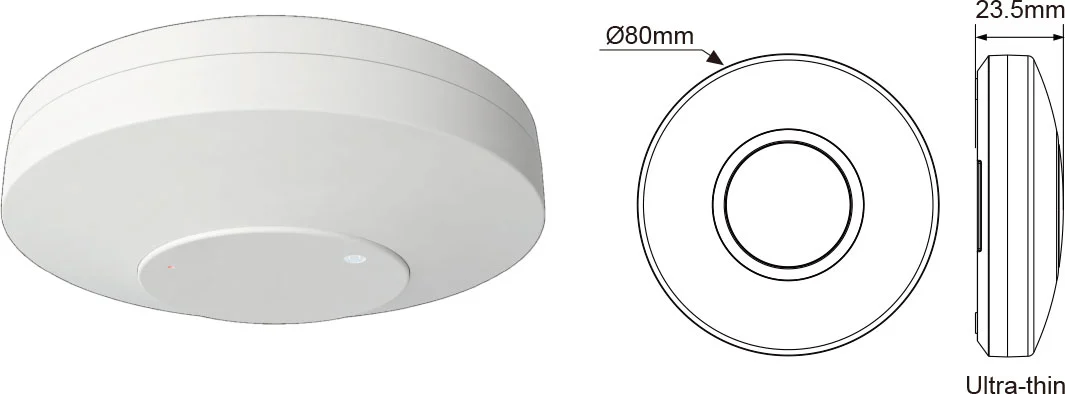 Pdlux Pd M330 K 24ghz Mmwave Life Presence Detection Sensor